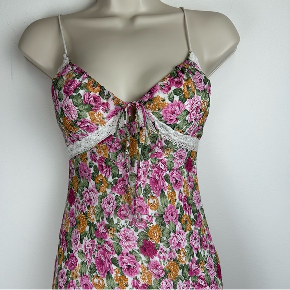 Princess Polly Emily Babydoll Floral Maxi Dress size 2 Fairy Y2K  Wedding Guest - Picture 4 of 16